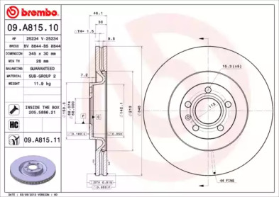 BREMBO 09.A815.11