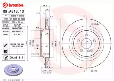 BREMBO 09.A818.11