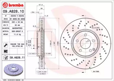 BREMBO 09.A828.11