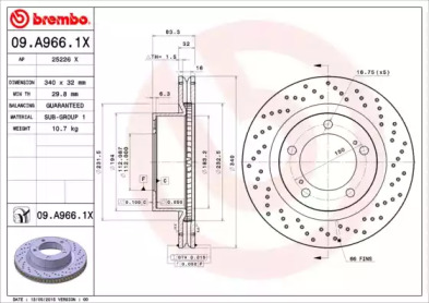 BREMBO 09.A966.1X