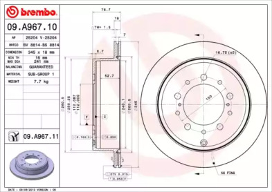 BREMBO 09.A967.10