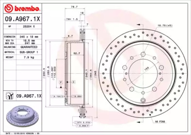 BREMBO 09.A967.1X