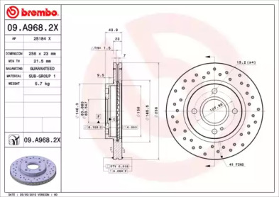 BREMBO 09.A968.2X