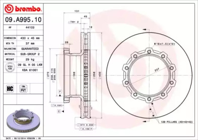 BREMBO 09.A995.10