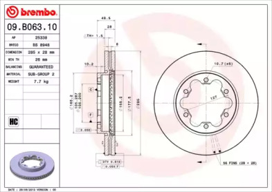 BREMBO 09.B063.10