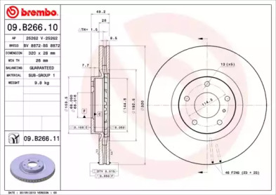 BREMBO 09.B266.11