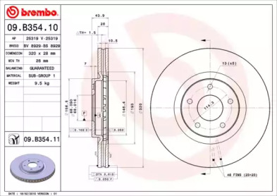 BREMBO 09.B354.10