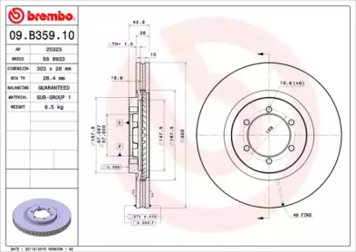 BREMBO 09.B359.10