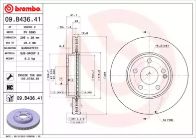 BREMBO 09.B436.41