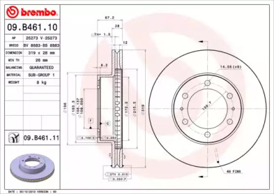 BREMBO 09.B461.11