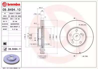 BREMBO 09.B494.10