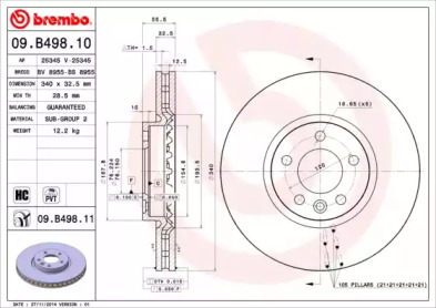 BREMBO 09.B498.10