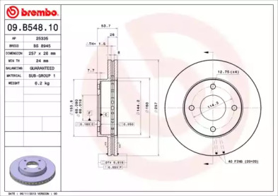 BREMBO 09.B548.10