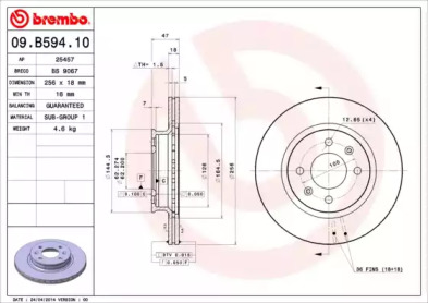 BREMBO 09.B594.10