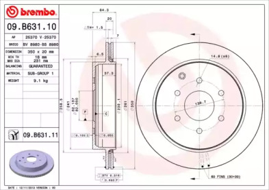 BREMBO 09.B631.11