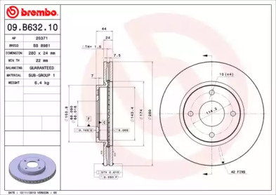 BREMBO 09.B632.10