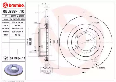 BREMBO 09.B634.11