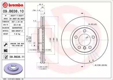 BREMBO 09.B638.10