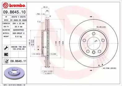 BREMBO 09.B645.11