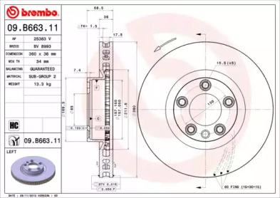 BREMBO 09.B663.11