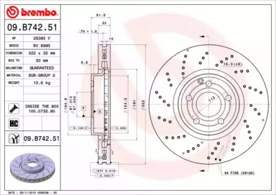 BREMBO 09.B742.51