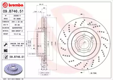 BREMBO 09.B746.51