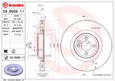 BREMBO 09.B956.11