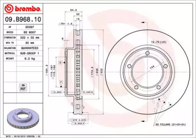 BREMBO 09.B968.10