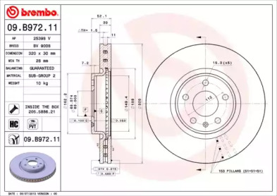 BREMBO 09.B972.11