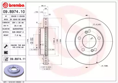 BREMBO 09.B974.11