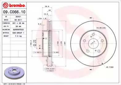 BREMBO 09.C066.10