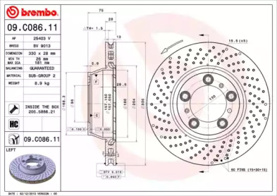 BREMBO 09.C086.11