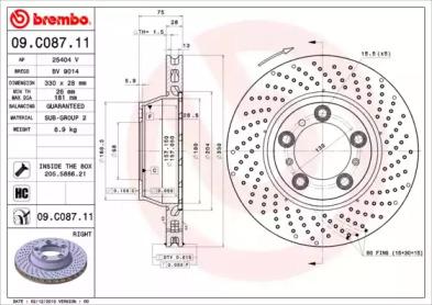 BREMBO 09.C087.11