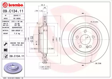 BREMBO 09.C134.11