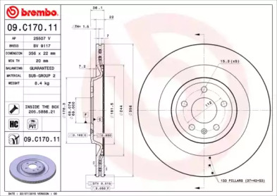 BREMBO 09.C170.11