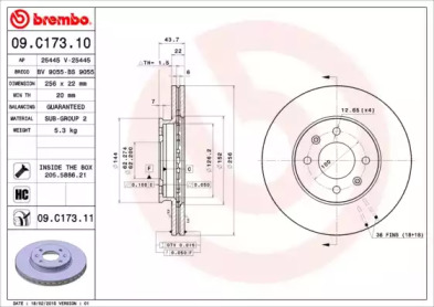 BREMBO 09.C173.11