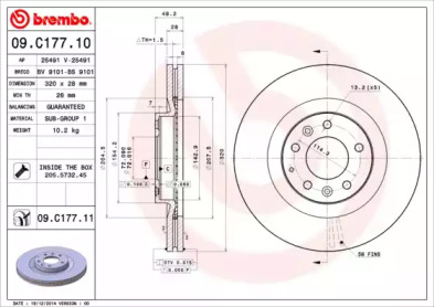 BREMBO 09.C177.11