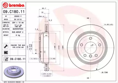 BREMBO 09.C180.11