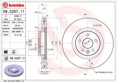 BREMBO 09.C207.11