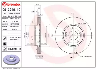 BREMBO 09.C249.11