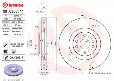 BREMBO 09.C306.11