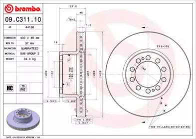 BREMBO 09.C311.10