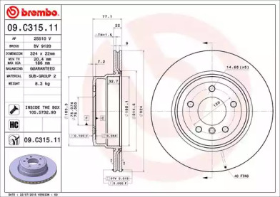 BREMBO 09.C315.11