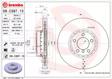 BREMBO 09.C397.13