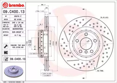 BREMBO 09.C400.13