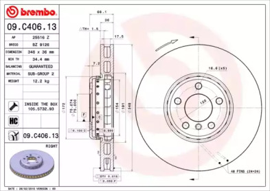 BREMBO 09.C406.13