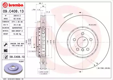 BREMBO 09.C408.13