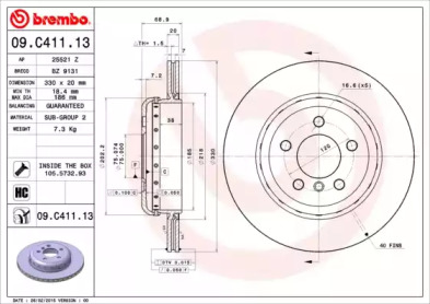 BREMBO 09.C411.13