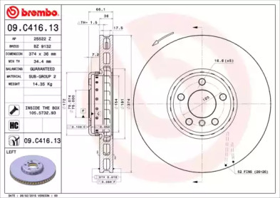 BREMBO 09.C416.13