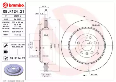 BREMBO 09.R124.21